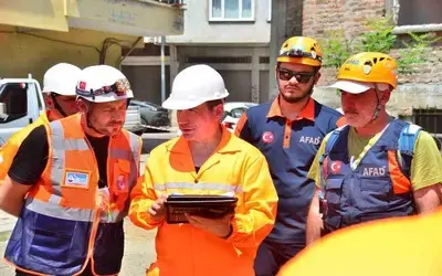 Terme'de Afad Koordineli Deprem Tatbikatı
