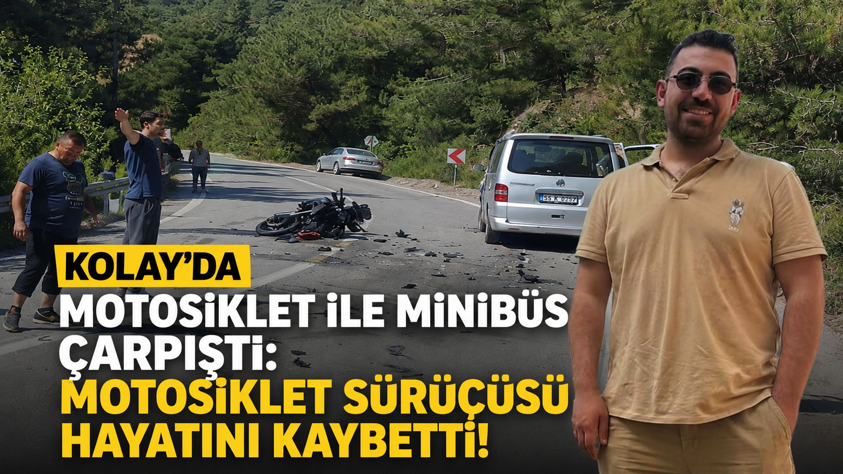 Motosiklet İle Minibüs Çarpıştı:Motosiklet Sürücüsü Hayatını Kaybetti - Samsun’un Bafra ilçesinde minibüs ile motosikletin çarpıştığı trafik kazasında motosiklet sürücüsü, kaldırıldığı hastanede hayatını kaybetti.