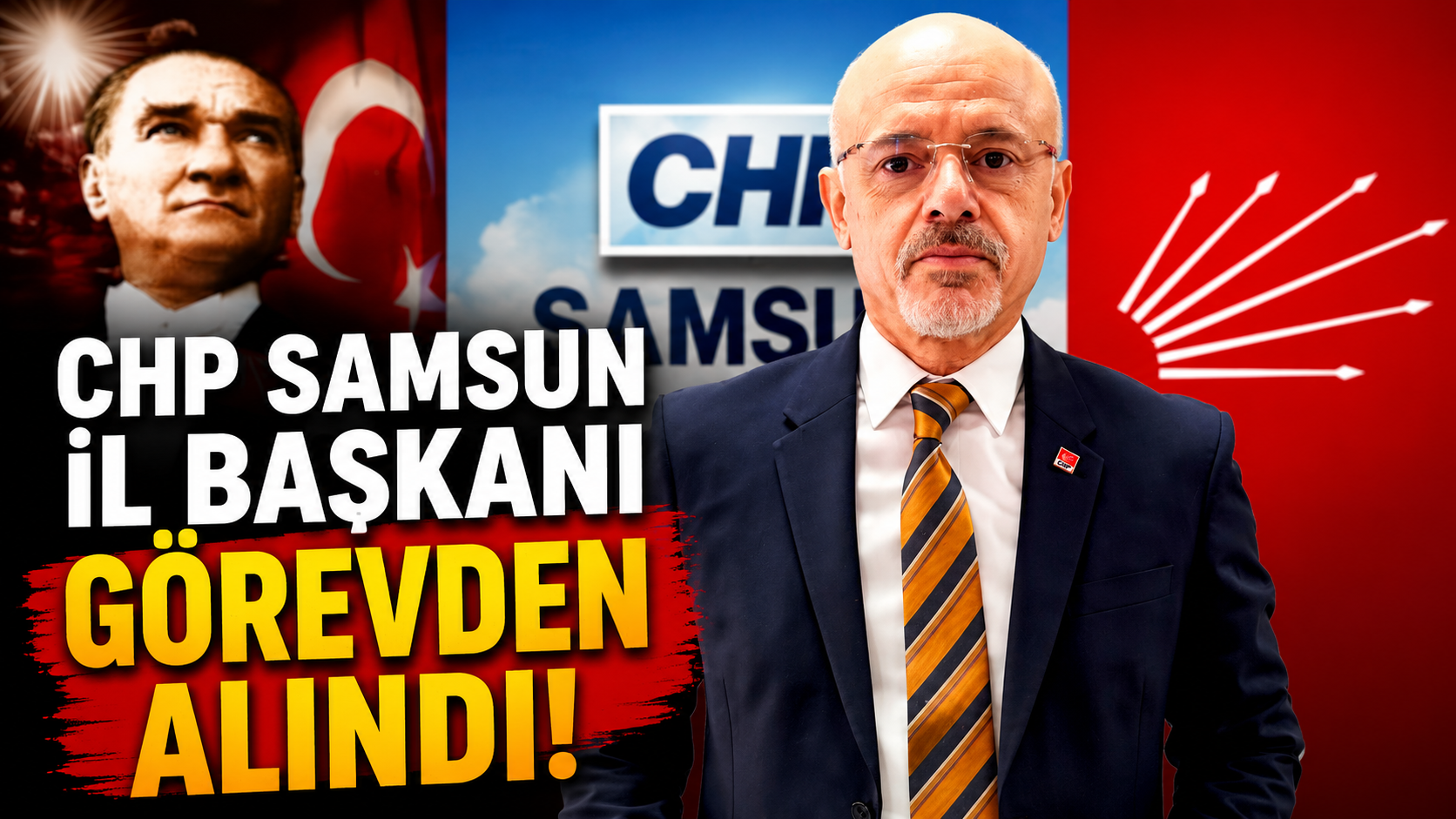 CHP’de Samsun İl Başkanı Görevden Alındı - CHP Merkez Yönetim Kurulu (MYK) toplantısının ardından 26 il başkanının görevden alındığı açıklandı. Görevden alınan isimler arasında CHP Samsun İl Başkanı da yer aldı.
