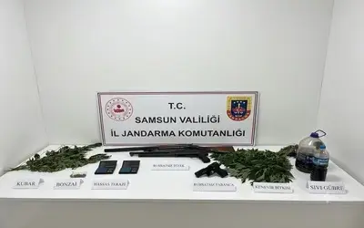 Jandarma Uyuşturucu, Silah Ve Kenevir Ele Geçirildi
