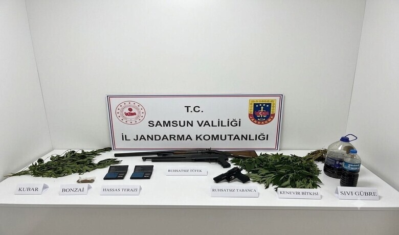 Jandarma Uyuşturucu, SilahVe Kenevir Ele Geçirildi