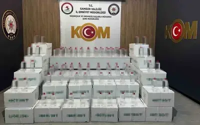 Samsun’da 900 Litre Kaçak Etil Alkol Ele Geçirildi
