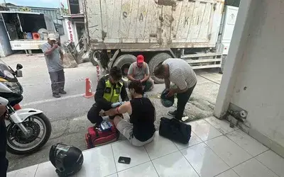 Samsun’da Motosiklet Kazası: 1 Yaralı
