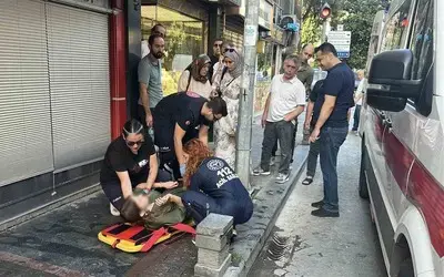 Samsun’da Islak Zeminde Düşen Genç Kadın Hastaneye Kaldırıldı
