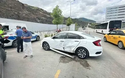 Samsun Şehir Hastanesi Yerleşkesinde Kaza: 1 Yaralı
