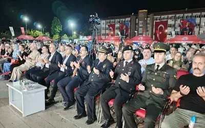 Bafra’da 15 Temmuz Programında Birlik Ve Kardeşlik Vurgusu
