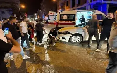 Otomobil İle Motosiklet Çarpıştı: 1 Yaralı
