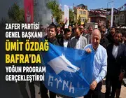 Ümit Özdağ Bafra'da Yoğun Program Gerçekleştirdi