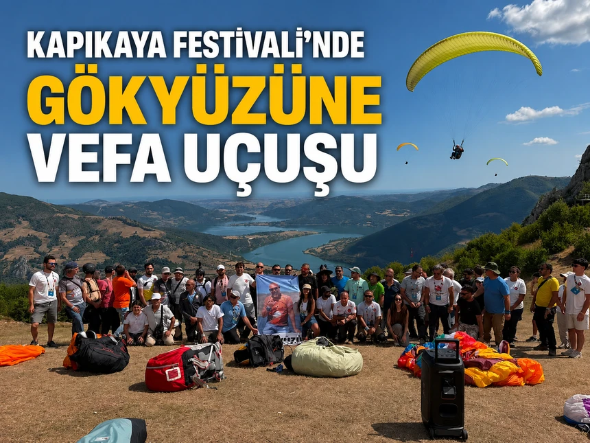 Kazada Hayatını Kaybeden Paraşüt Pilotu Bayram Kurt Gökyüzünde Anıldı