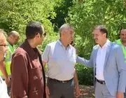 Köy Yolundaki Asfalt Çalışmalarına Yakın Takip