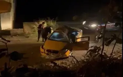 Giresun’da Ticari Taksi Şarampole Yuvarlandı: 1 Ölü