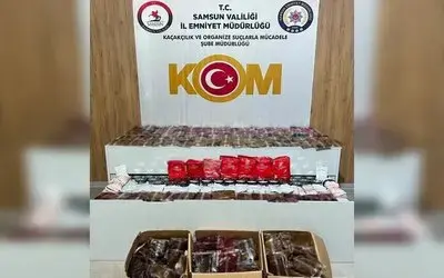 Atakum'da 179 Kilo Kaçak Nargile Tütünü Ele Geçirildi
