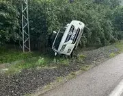 Ordu’da SUV Araç Devrildi, Sürücü Yara Almadan Kurtuldu