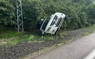 Ordu’da SUV Araç Devrildi, Sürücü Yara Almadan Kurtuldu