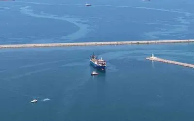 Dron Saldırısında Türk Mürettebatın Yaralandığı Gemi Samsun’a Getirildi
