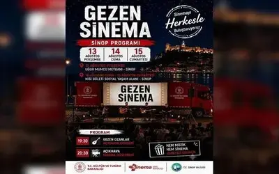 "Gezen Sinema" Sinop’ta