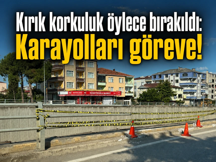 Bafra’da kırık korkuluklar 20 gündür onarılmayı bekliyor!