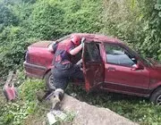Ordu’da Otomobil Bahçe Duvarına Çarptı: 2 Yaralı