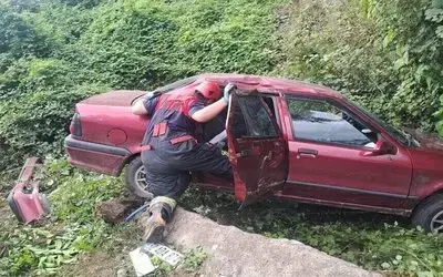 Ordu’da Otomobil Bahçe Duvarına Çarptı: 2 Yaralı