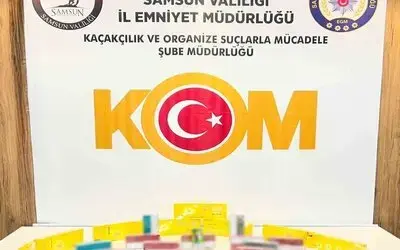 Samsun’da Kaçak Tütün Ve Elektronik Sigara Operasyonu