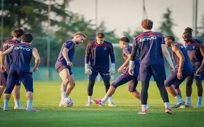 Trabzonspor, Ferencvaros Maçı Hazırlıklarını Tamamlandı