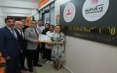 Sinop’ta Rekor Memnuniyet Getiren Kamu Personeli Ödüllendirildi