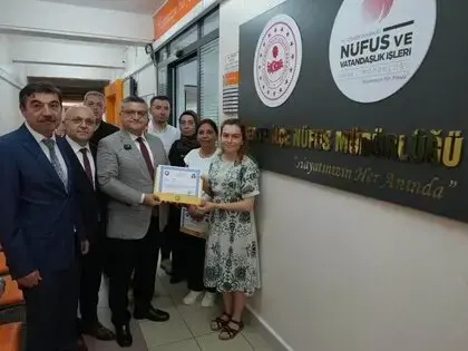Sinop’ta Rekor Memnuniyet Getiren Kamu Personeli Ödüllendirildi