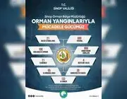 Sinop’ta Orman Yangınlarına Karşı Seferberlik