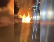 Samsun’da Seyir Halindeki Otomobil Alev Topuna Döndü