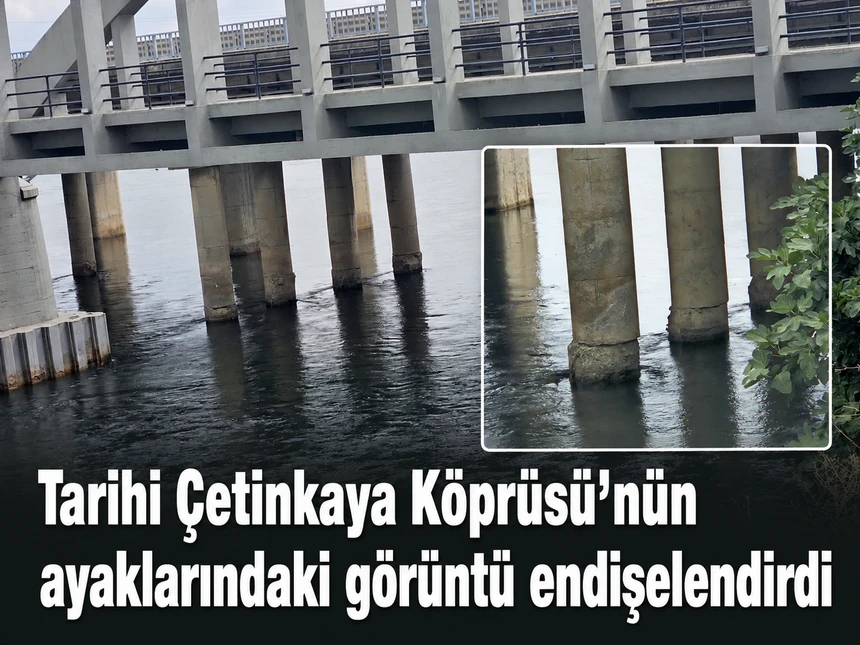 Tarihi Bafra Çetinkaya Köprüsü’nün ayaklarında kayma mı var?