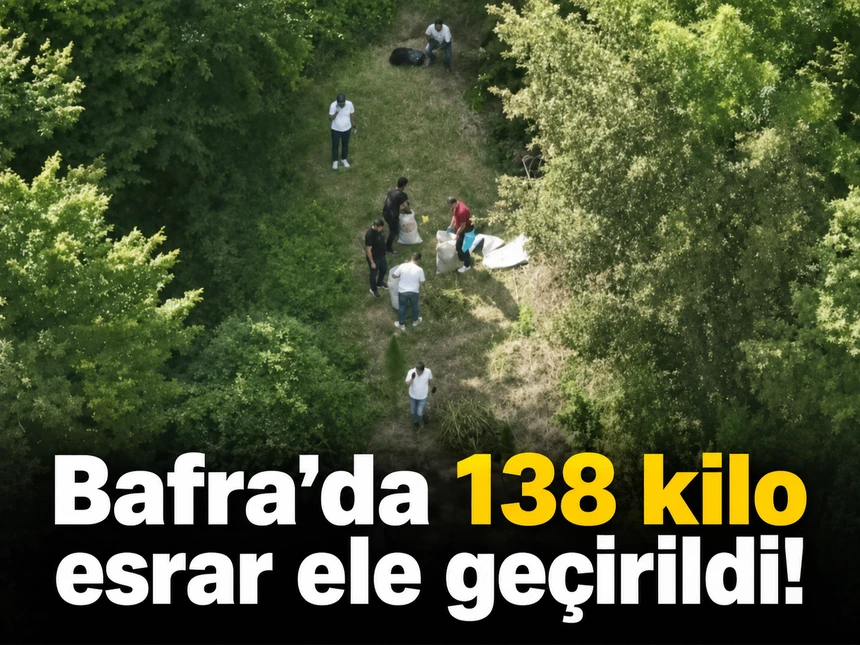 Bafra’da Uyuşturucu Operasyonu: 138 Kilo 610 Gram Kubar Esrar Ele Geçirildi