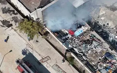 Sinop’ta Eski Hastane Binasında Yangın