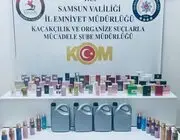 Samsun’da Kaçak Parfüm Ve Etil Alkol Ele Geçirildi