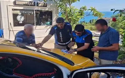 Sinop’ta Ticari Taksiler Denetlendi