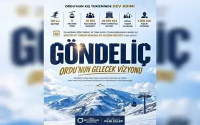 Ordu Göndeliç Dağı’na Dev Kış Turizmi Merkezi: 4 Bin Hektarlık Tesis