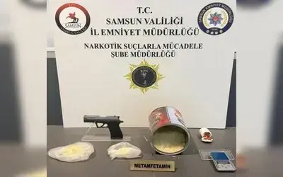 Samsun’da 760 Gram Metamfetamin Ele Geçirildi
