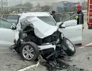 Samsun’da SUV Araç Direğe Çarptı: 1 Ölü, 3 Yaralı
