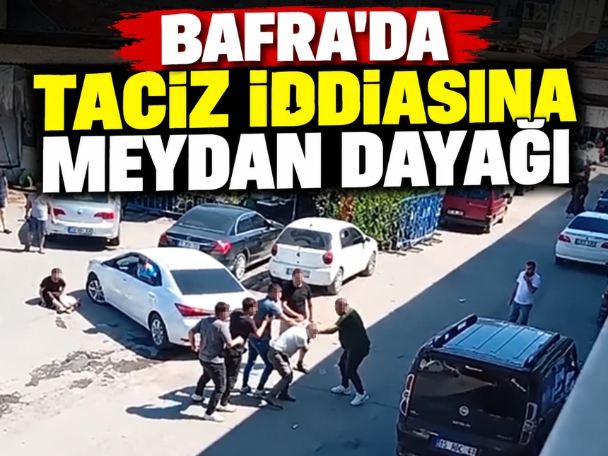 Bafra’da taciz iddiasına meydan dayağı
