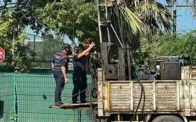 Ankara AFAD KBRN Ekibi Gaz Çıkan Alanda Ölçüm Yaptı