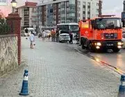 Sinop’ta SUV Tipi Araçta Yangın Paniği