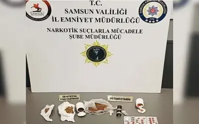 Samsun’da 8 Bin Sentetik Ecza Ele Geçirildi
