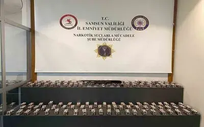 Samsun’da İkamette 13 Bin 48 Sentetik Ecza Hap Ele Geçirildi