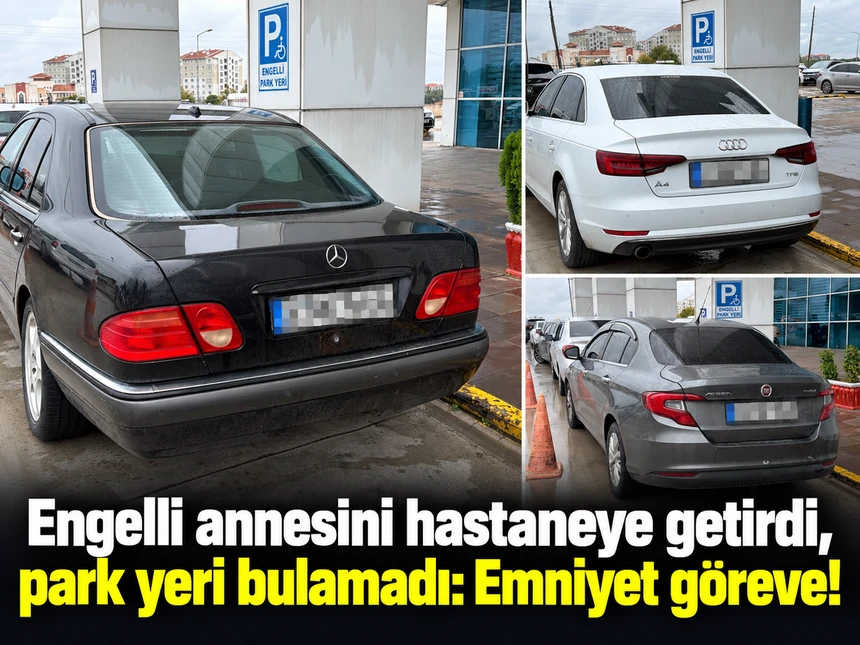 Bafra Devlet Hastanesi’nde engelli park yeri tepkisi