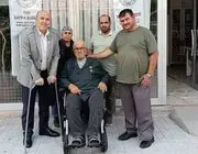 Türkiye Sakatlar Derneği Bafra Şubesi’nden şehit babasına akülü sandalye hediyesi
