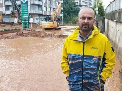 İyidere Belediye Başkanı Saffet Mete: "İlçemizde Metrekareye 135 Kg Yağış Düşmüş"