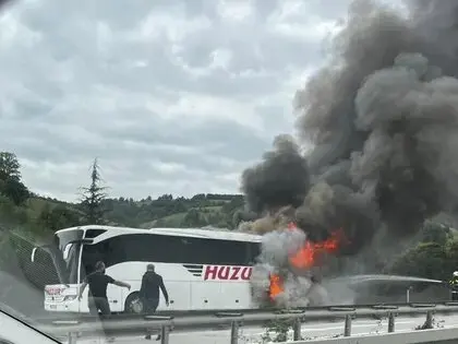 Samsun’da Otobüs Yangını: Yolcular Ölümden Döndü