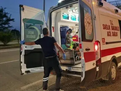 Sinop’ta Üst Geçit Merdiveninden Düşen Çocuk Yaralandı