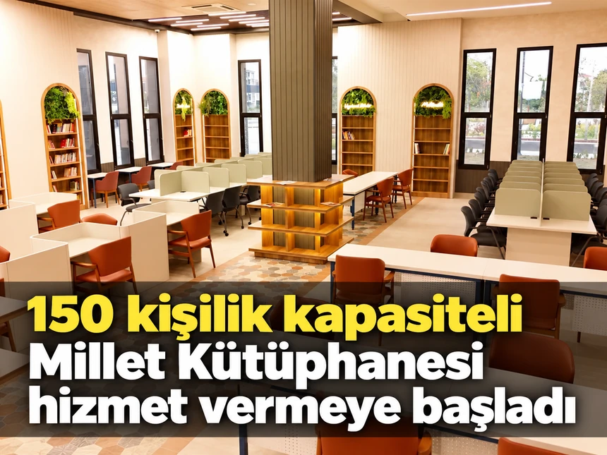 Bafra Belediyesi Millet Kütüphanesi hizmet vermeye başladı