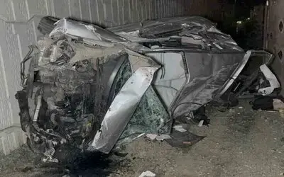 Samsun’da Takla Atarak Hurdaya Dönen Otomobilde 2 Kişi Yaralandı
