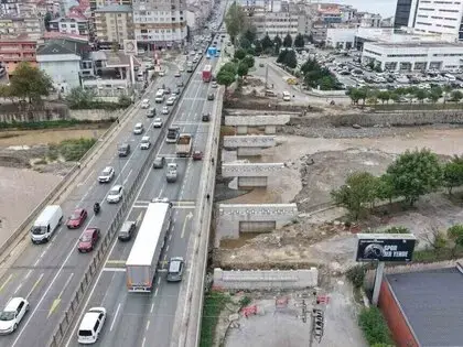 Haçkalı Baba Kavşağı’nda Köprü Çalışmaları Devam Ediyor